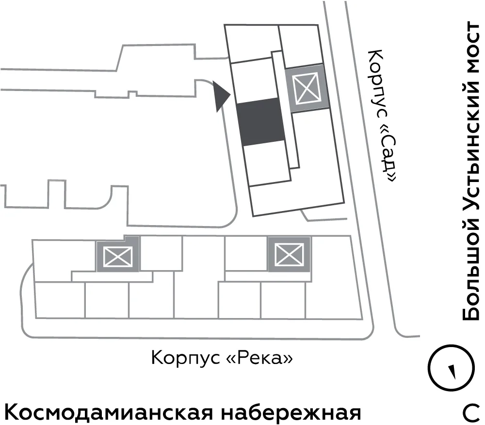 Планировка: 57,7 м², квартира №9