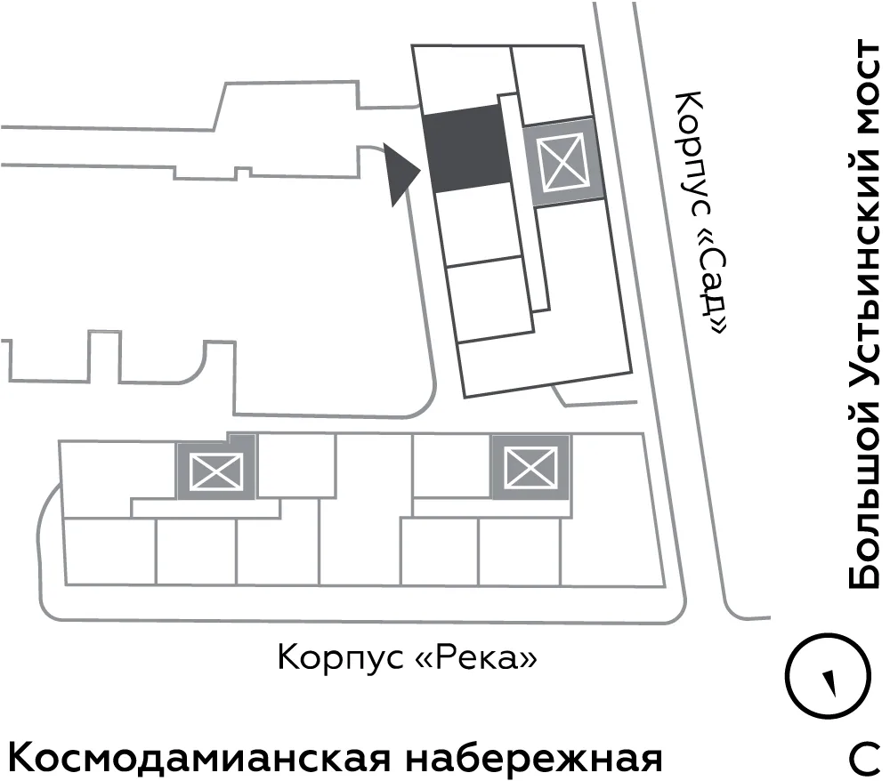 Планировка: 58,4 м², квартира №10