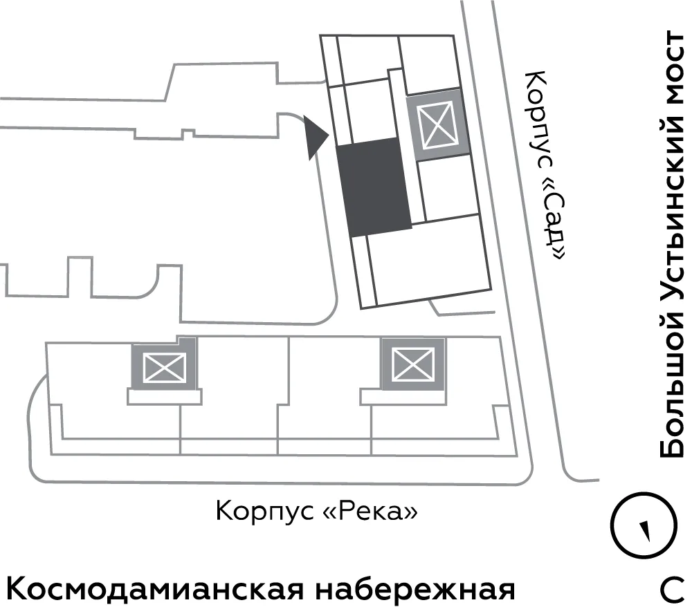 Планировка: 69 м², пентхаус №29, одна спальня, терраса